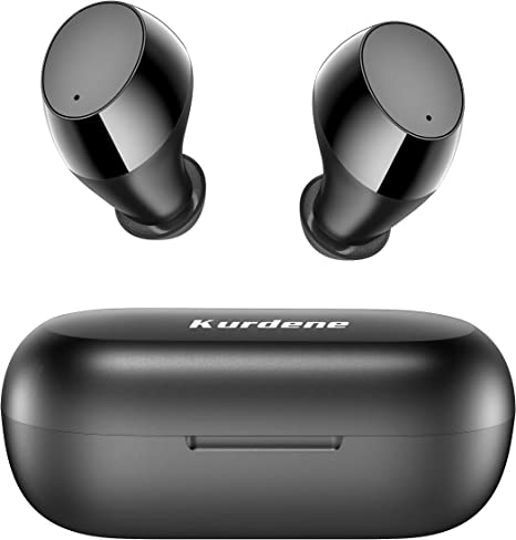 Bluetooth 5.2 Wireless Earbuds,Kurdene S8 Mini [Small Ear] [Deep Bass Sound] 30H Playtime Call Clear Waterproof Earphones with Microphone in-Ear Headphones Comfortable for iPhone Android Sports