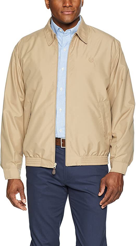 Chaps Men's Classic Fit Full-Zip Microfiber Jacket