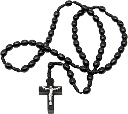Intercession First Wood Rosary - Made in Brazil