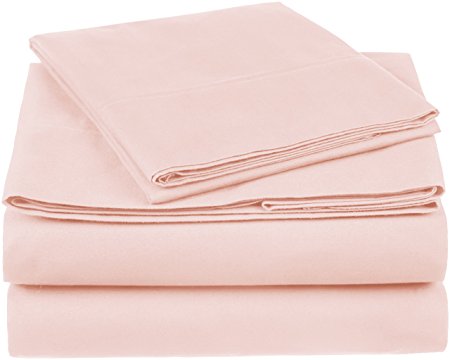 Pinzon Organic Cotton Sheet Set - Twin, Blush