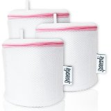 Spaworks Deluxe Bra Wash Bag - for Delicates Intimates Lingerie and Hosiery - 3 Pack