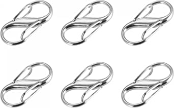 uxcell Adjustable Metal Buckles for Chain Strap, Chain Shortener Strap Clasps for DIY Chain Link Connector