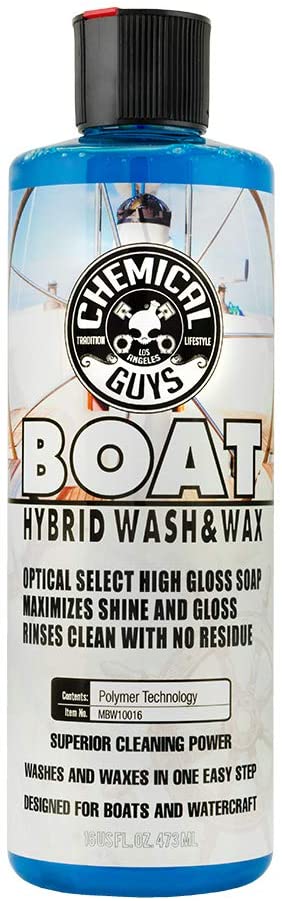 Chemical Guys MBW10016 Marine, Watercraft and Boat Hybrid Wash and Wax (16 oz)