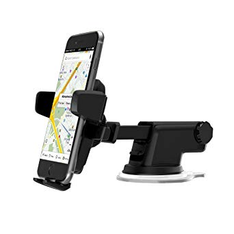 Cyber Cart Car Phone Mount,Washable Strong Sticky Gel Pad with adjustable Design Dashboard Car Phone Holder for iPhone 8/8Plus/7/7Plus/6s/6Plus/5S, Galaxy S5/S6/S7/S8, Google Nexus, LG, Huawei