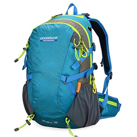 Doleesune Outdoor Hiking Daypacks Climbing Cycling Backpack Hiking Backpacking Packs Waterproof Mountaineering Bag 35l 8103