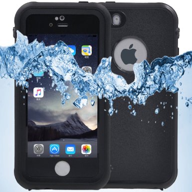 iPhone 5S case,iPhone 5 Case,iPhone SE case,XIKEZAN Waterproof case Underwater Dustproof Snowproof Shockproof Hard Armor Full Sealed Heavy Duty Protective Carrying Cover for iPhone 5/5S/SE