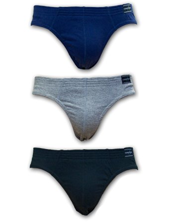 Andrew Scott Men's 3 Pack Low Rise Bikini Briefs