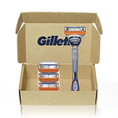 Gillette Fusion5 Men's Razor Handle   4 Blade Refills