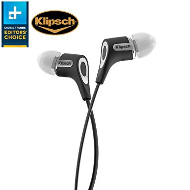 Klipsch R6 In-Ear Headphone with Patented Oval Tips 1060395 (Black)(Certified Refurbished)