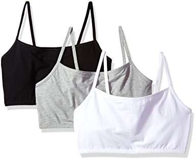 Fruit of the Loom Women's Cotton Pullover Sport Bra (Pack of 3)