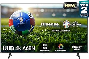 Hisense 85A68N-85 4K UHD Smart Google TV with 4K AI Upscaler, DTS Virtual: X, HDR /HDR10, Game Mode Plus, 60Hz VRR ALLM