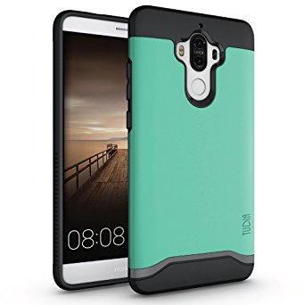 Mate 9 Case, TUDIA Slim-Fit HEAVY DUTY [MERGE] EXTREME Protection / Rugged but Slim Dual Layer Case for Huawei Mate 9 (Mint)
