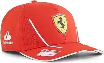 PUMA Casquette Charles Leclerc Scuderia Ferrari 2024 - Rouge Brûlé - Taille Unique