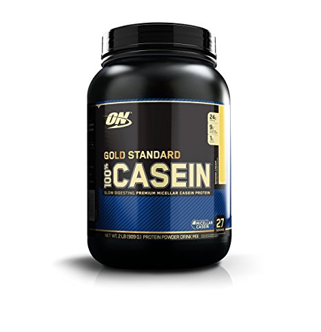 Optimum Nutrition Gold Standard 100% Casein Protein Powder, Banana Cream, 2 Pound