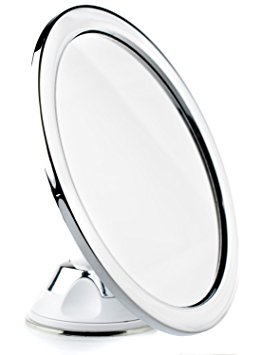 Hampstead Best Fogless Shower Mirror | Fog Free Shower Bathroom Mirror with a Beautiful Chrome Finish a 360° Swivel Head | Bonus Razor Holder included