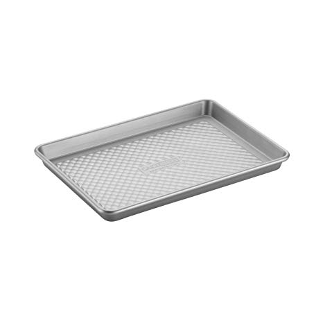 Cake Boss Professional Nonstick Bakeware 9-Inch by 13-Inch Jelly Roll Pan, Silver