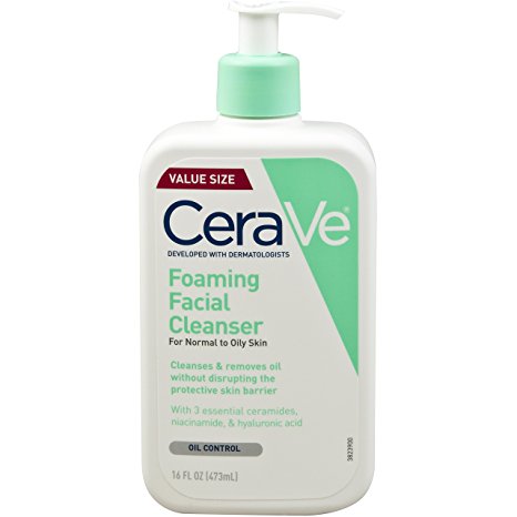 CeraVe Foaming Facial Cleanser, 16 Ounce