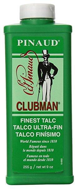 Clubman Talc 9 Ounce (266ml) (3 Pack)