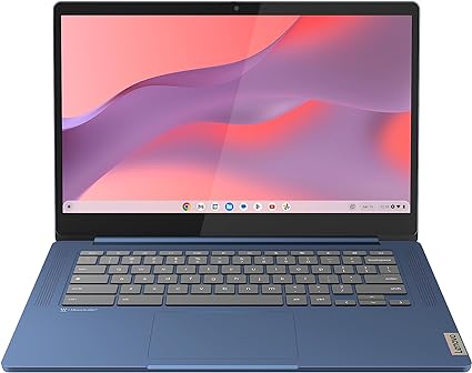 Lenovo IdeaPad Slim 3 Chromebook 14 Inch FHD Laptop - (MediaTek Kompanio 520, 8GB RAM, 128GB eMMC, ChromeOS) - Abyss Blue