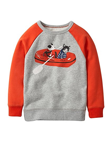 Fiream Boys' Crewneck Cotton Long Sleeve Hoodie Sweatershirt