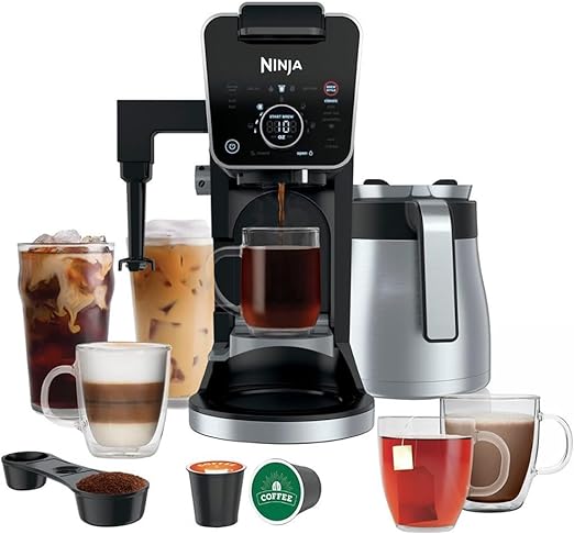 Ninja CFP305 DualBrew Pro Specialty 12-Cup Drip Coffee Maker Thermal Carafe (Renewed)