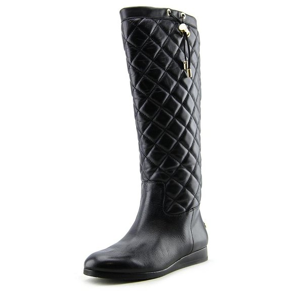 Michael Kors Women's Lizzie Black Quilted Boot