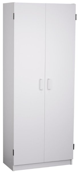 System Build Flynn Storage Cabinet, White
