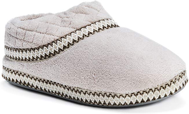 MUK LUKS Women's Rita Micro Chenille Full Foot Slippers