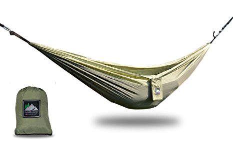 Oliver James Portable Hammock - High Strength Compact Ultralight Parachute Nylon Camping Hammock