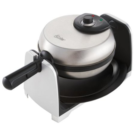 Oster CKSTWFBF21 1-12-Inch Thick Belgian Flip Waffle Maker Brushed Stainless Steel