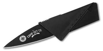 The Camp Out Co. Multifunctional Credit Card Folding Knife: w/ Lifetime Warranty: Outdoor, Hiking, & Backpacking