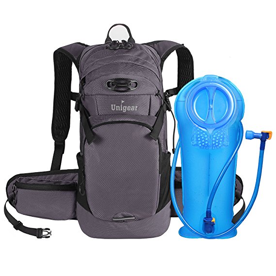 Unigear Hydration Packs Backpack with 2L TPU Water Bladder Reservoir for Running, Hiking, Climbing, Cycling