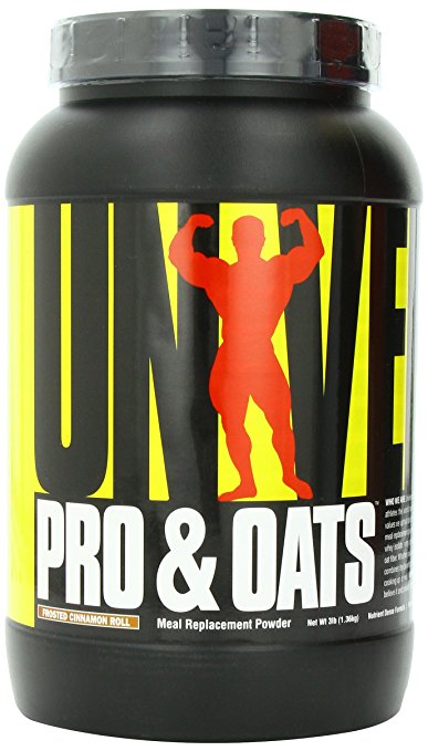 Universal Nutrition Pro and Oats Diet Supplement, Frosted Cinnamon Roll, 3 Pound