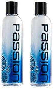Passion 8oz Premium Water-Based Personal Lubricant- 2 Pack