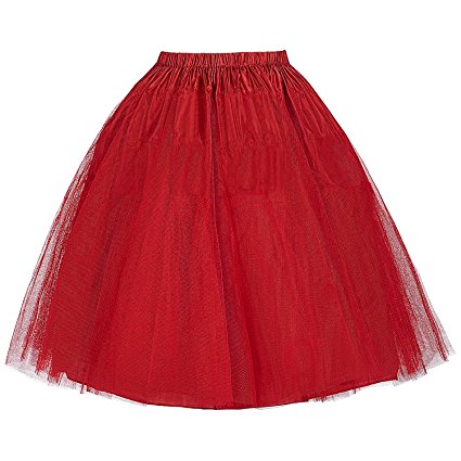 Belle Poque Women's Petticoat Crinoline Tutu Underskirts JS56