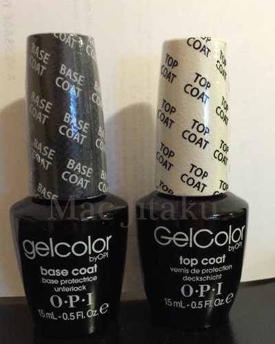 OPI Gelcolor Soak off Gel Base and Top Coat 05 oz  15 ml each