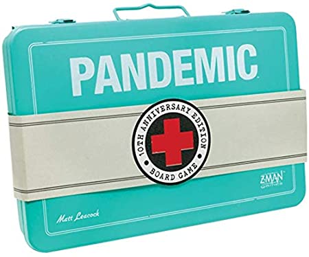 Z-Man Games ZMGZM7102 Pandemic 10th Anniversary Box, Mixed Colours