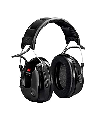 3M 04054596123090 Peltor Protac III Slim Headset with Headband, Capacity, Volume, Standard, Black