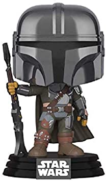 Funko Pop! Star Wars: The Mandalorian - Mandalorian (Chrome), Amazon Exclusive