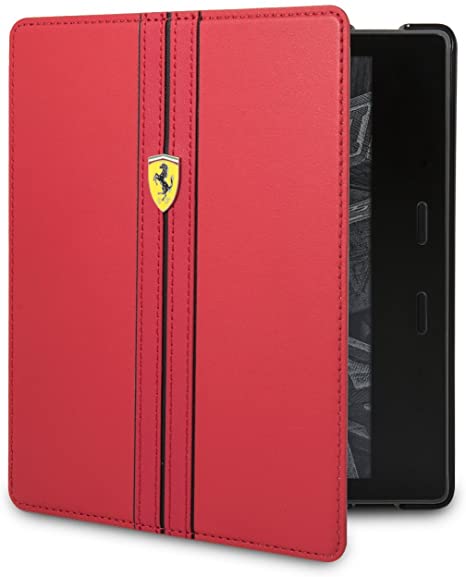 Ferrari Urban Cover for Kindle Oasis (9th generation - 2017 Release only), with Auto Wake/Sleep, Red