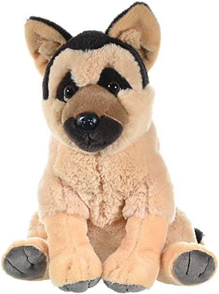 Wild Republic, German Shepherd Plush, Stuffed Animal, Plush Toy, Gifts Kids, Pet Shop, 12 Inches