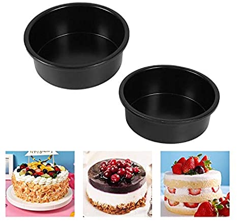 Cake Pan 9 Inch, Removable Bottom Round Cake Pan Has Food grade Aluminum Material And Safety Coating. Our 9 Inch Cake Pan Has The Characteristics Of Uniform Heating, And Easy To Clean. ¡ê¡§ 2 Pack)