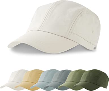 ZOWYA Quick Drying Outdoor Sport Hat Unstructured UPF40  Running Cap for Men Women Waterproof Breathable 1 Hat