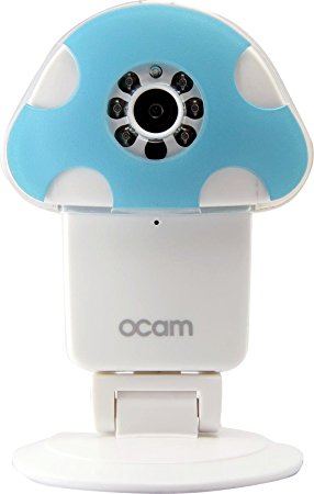 SecuEyes OCAM-M1B Wi-Fi Baby Monitor Security Video Camera, Two Way Talk And Night Vision For iPhone and Android (Blue)