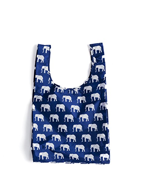 BAGGU Standard Reusable Shopping Bag - Elephant Blue (2017)