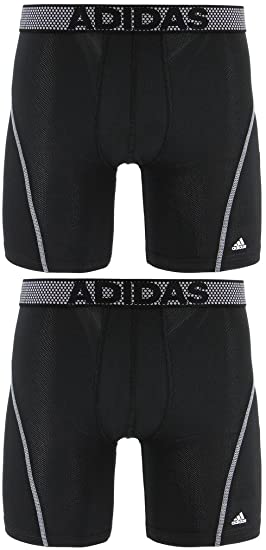 adidas Men's 9-Inch Sport Performance ClimaCool Midway Underwear (Pack of 2)