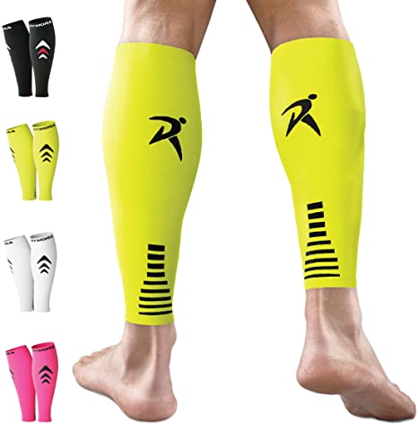 Calf Compression Sleeves for Men and Women (for Sports, Running, Shin Splints)