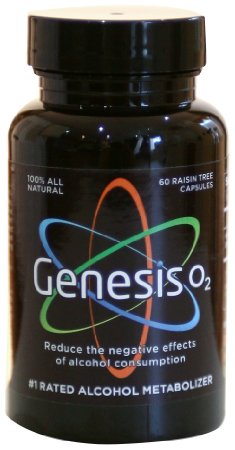 GenesisO2 Raisin Tree Alcohol Metabolizer, 60-Count Bottle