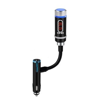 Mpow Bluetooth FM Transmitter,Wireless Radio Adapter & Hands-Free Car Kit for iPhone,Samsung and More