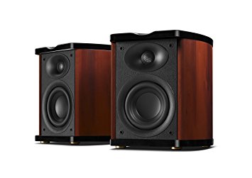 Swans - M100MKII - Powered 2.0 Wireless Bluetooth Bookshelf Speakers - Wooden Cabinet - Clear Treble - Excellent Heat Dissipation